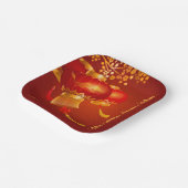 新伝統的年中国のドラゴンパーティー後半 ペーパープレート (傾斜あり)