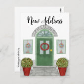 新住所クリスマスホームポストカード ポストカード (正面/裏面)