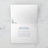 新住所クリスマスポストカード、ペンギン&イグルー シーズンカード (内部)