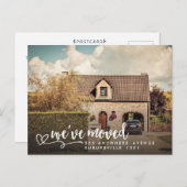 新住所引っ越し住宅写真はがき 案内ポストカード (正面/裏面)