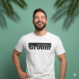 新体制でおくるユーモア満載の独身パーティー Tシャツ