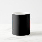 新体制でおくる新郎の独身最後の祭り コーヒーマグカップ (中央)