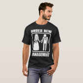新体制でお届け、新郎独身最後の夜 結婚式 男性 Tシャツ (正面フル)