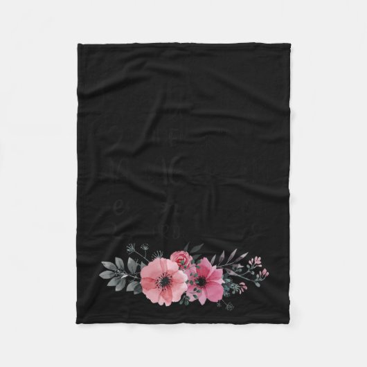 新体制で引退 祖父 面白い孫 おばあちゃん フリースブランケット (正面)