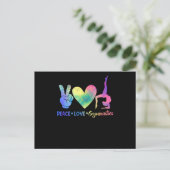 新体操おもしろい平和愛 ポストカード (スタンド正面)