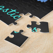 新体操が緑と水に愛を ジグソーパズル (側面)