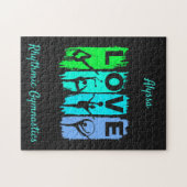 新体操が緑と水に愛を ジグソーパズル (横)