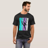 新体操の女子クイーン誕生日 Tシャツ (正面フル)