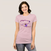 新体操の球の割れた跳躍のティー Tシャツ (正面フル)