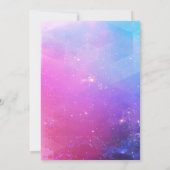 新体操の誕生日パーティー招待状 招待状 (裏面)