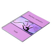 新体操パープルリボンノートブック ノートブック (左側)