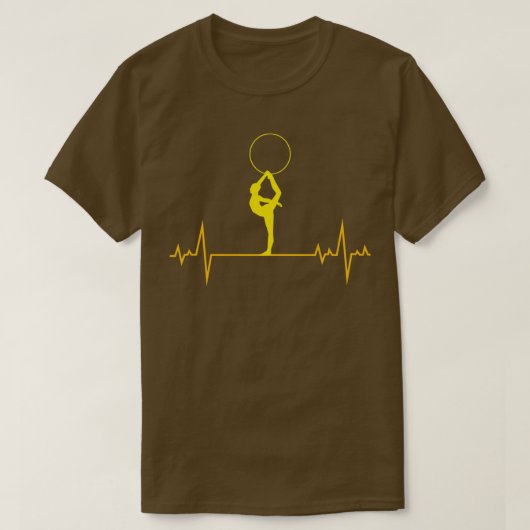 新体操フープ体操ハートビートパルス Tシャツ (デザイン正面)