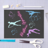 新体操フープ、リボン、ボール 薄葉紙 (クラフト)