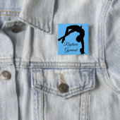 新体操ボタンピン"体育専門家ギフト" 缶バッジ (インサイチュ)