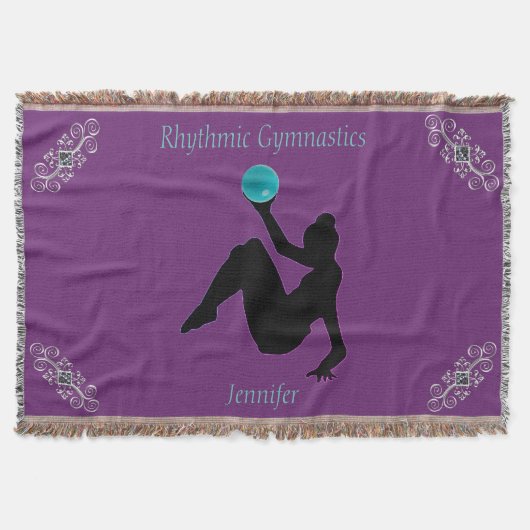 新体操ボールルーチングラム スローブランケット (正面)