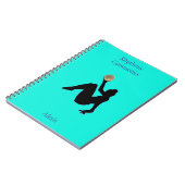 新体操ボールルーチンノート ノートブック (左側)