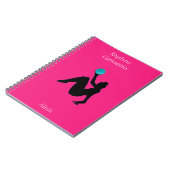 新体操ボールルーチンノート ノートブック (左側)