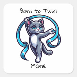 新体操リボン回転 スクエアシール