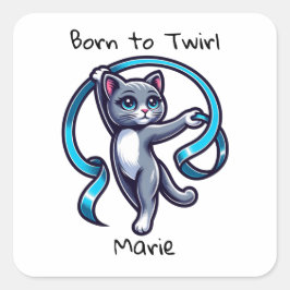 新体操リボン回転 スクエアシール