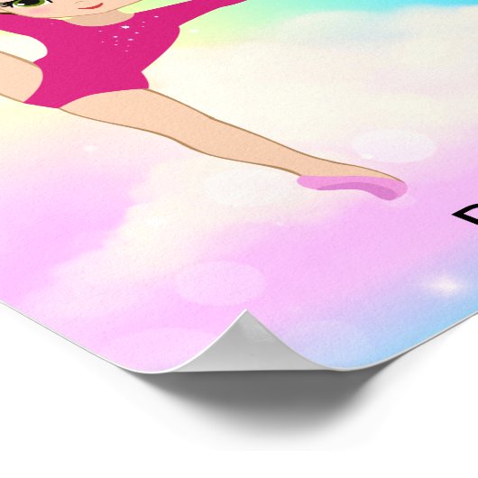 新体操レインボーポスター ポスター (角)