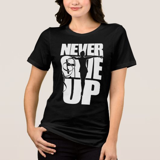 新体操与えを決して行わない トライブレンドＴシャツ (正面)