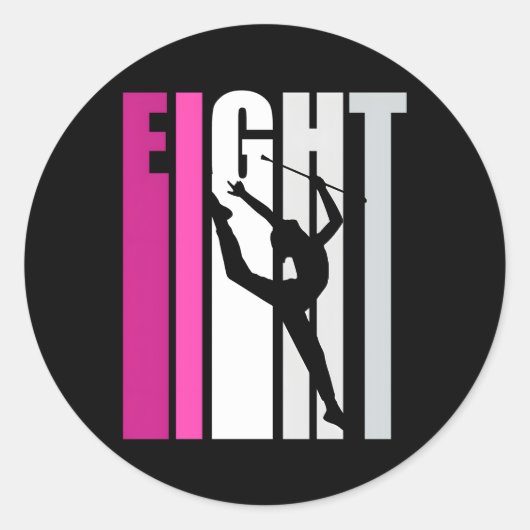 新体操第8期バトンツワル ラウンドシール (正面)