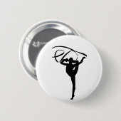 新体操 – リボン 缶バッジ (正面&裏面)