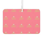 「新体操」車の空気清浄機 カーエアーフレッシュナー (裏面)