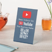 新作の動画QRコードサイン | YouTube | フードトラック 台座サイン (インサイチュ)