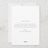 新作スクリプト結婚したリトルクリスマス写真 シーズンカード (裏面)