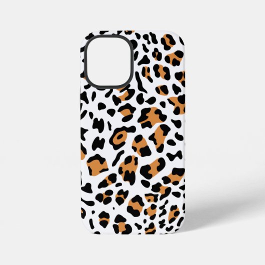 新作ヒョウ柄テクスチャ 5 iPhoneケース (裏面)