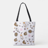 新作 | 落書きトート | サンセットパークキャッツ | 保護猫 トートバッグ (裏面)