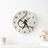 新作??Jazz Dance Golden / ラージ壁時計 (ホーム)