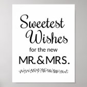 新入り夫妻のサインを結婚お願い ポスター (正面)