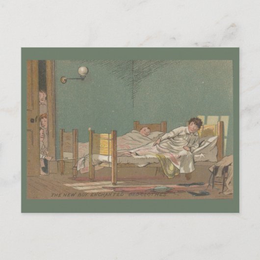 新入り子：魅惑の寝具 ポストカード (正面)
