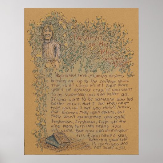 新入生のつる植物 – ポスター (正面)