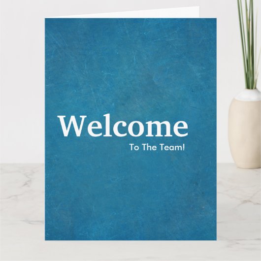 新入社員の歓迎のチャルクボード カード (正面)