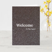 新入社員ウェルカム金ゴールドグリッター カード (黄色い花)