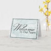 新入社員チームへようこそ カード (黄色い花)