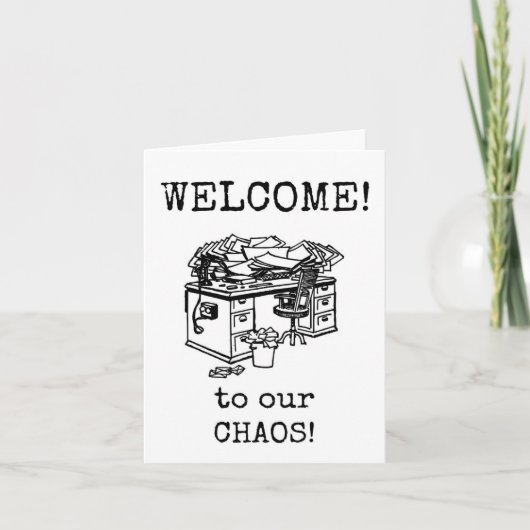 新入社員歓迎、チームカード サンキューカード (正面)