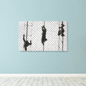 新兵が障害を完遂する キャンバスプリント (インサイチュ (ウッドフロア))