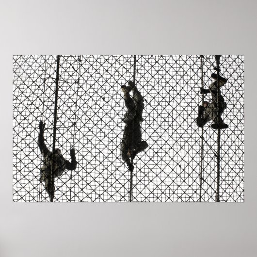 新兵が障害を完遂する ポスター (正面)