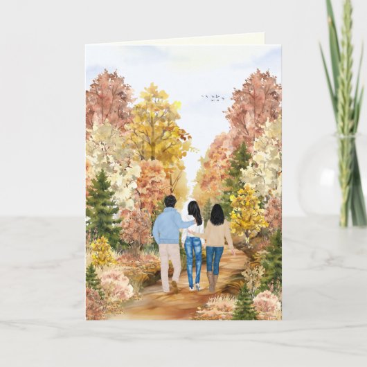 新兵訓練中の娘へ、家からの手紙 カード (正面)