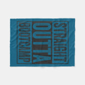 新兵訓練所からいきなり兵隊 フリースブランケット (正面(横))