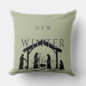 新冬の希望と出生シーンI クッション (正面)