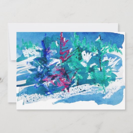 新冬の木#170108 ノートカード (正面)