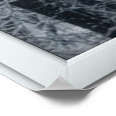 新冬の雪の窓（展望） ポスター (角)