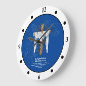 新出家司大祭司牧師 ラージ壁時計 (傾斜)