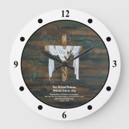 新出家司大祭司牧師 ラージ壁時計