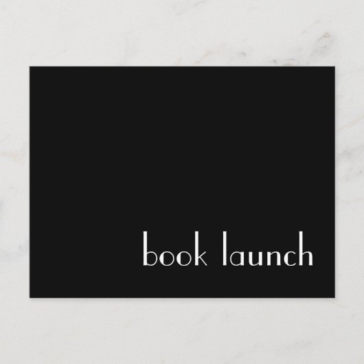 新刊発売の案内ハガキ ポストカード (正面)